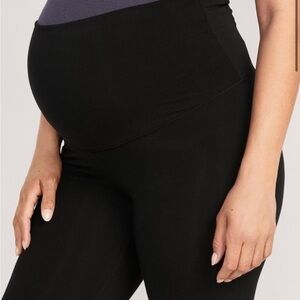 NWT Old Navy Active Powerchill maternity dark charcoal gray leggings size XL